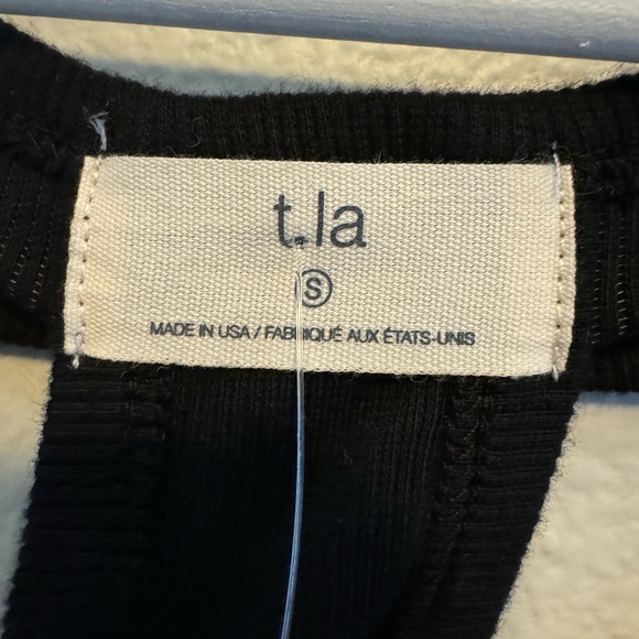 New With Tags Anthropologie T.La Layered Harness Cutout Dress in Black. Size S. - Picture 5 of 6